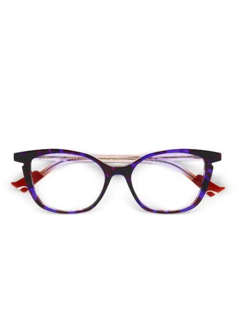 rectangle-frame glasses by FACE A FACE