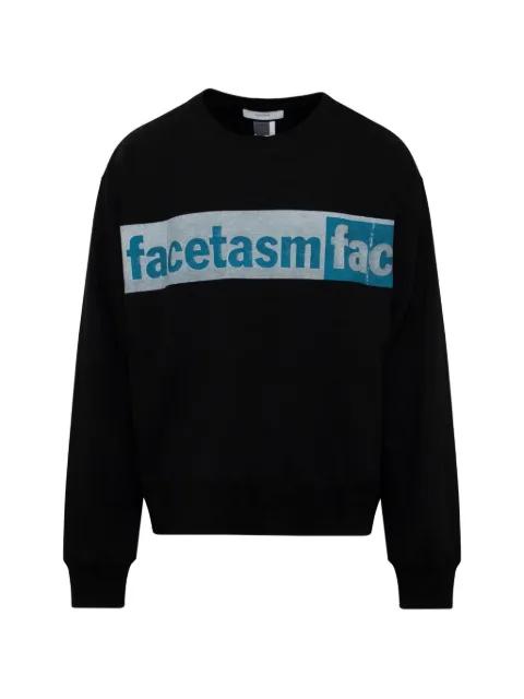 logo-print sweater by FACETASM
