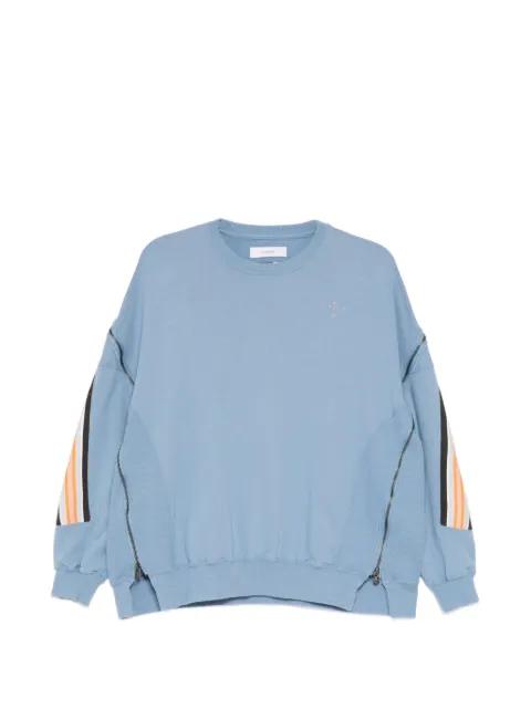 zipped sweatshirt by FACETASM