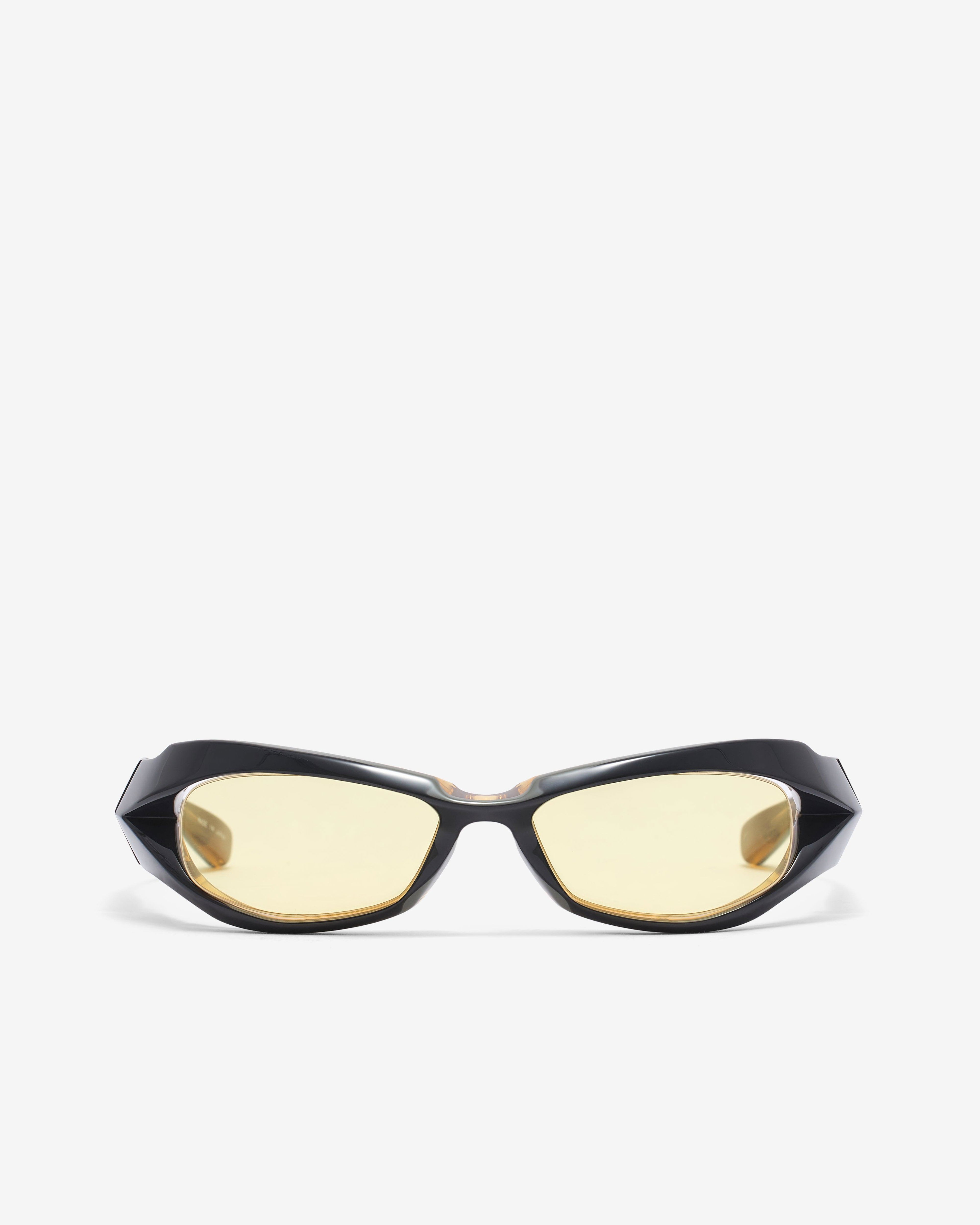 Factory900 - Futuristic Sunglasses - (Black/Yellow) by FACTORY900