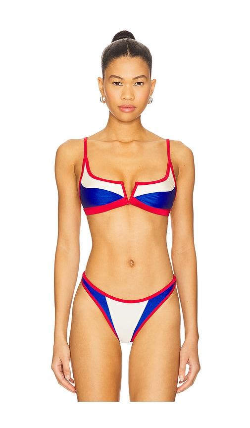 FAE Gypsy Bikini Top in Red,Blue by FAE