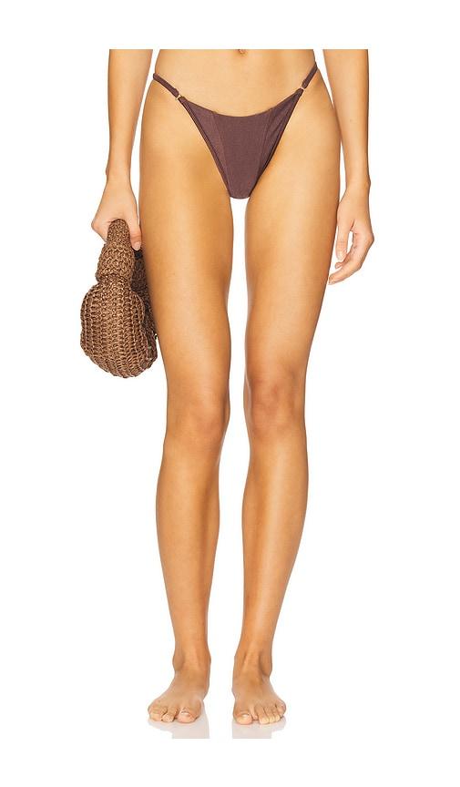 FAE Isla Bikini Bottom in Chocolate by FAE