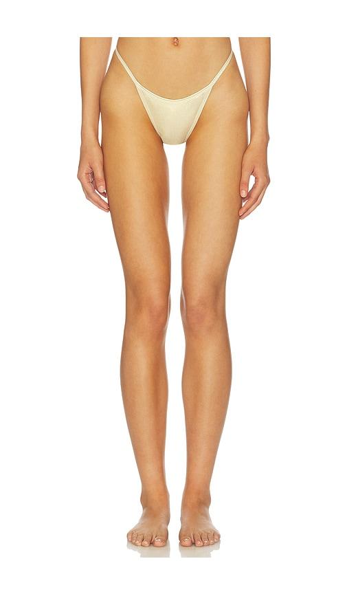 FAE Jones Bikini Bottom in Metallic Gold by FAE