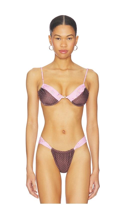 FAE Sheridan Top in Pink,Brown by FAE