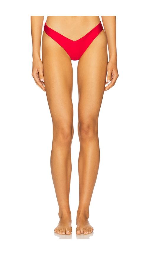 FAE Vada Bikini Bottom in Red by FAE
