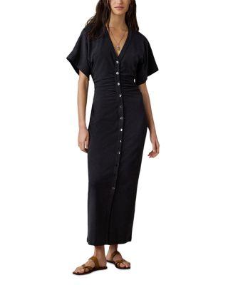 Button Front Maxi Dress by FAHERTY