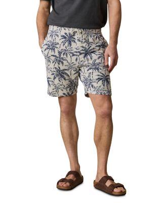 Cabana 7.5" Terry Towel Palm Tree Sweat Shorts by FAHERTY