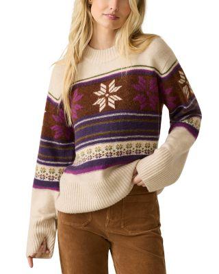 Crewneck Fair Isle Sweater by FAHERTY
