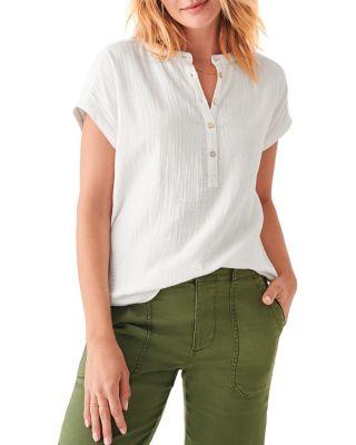 Desmond Gauze Top by FAHERTY