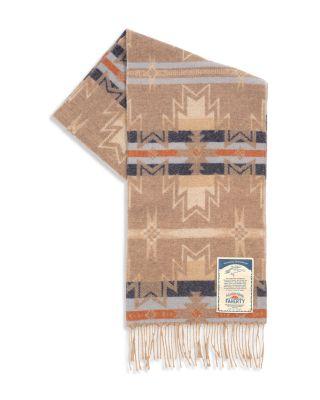 Doug Good Feather Reversible Scarf by FAHERTY