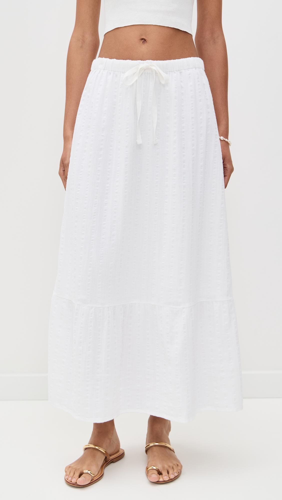 Dune Cotton Gauze Rees Skirt by FAHERTY