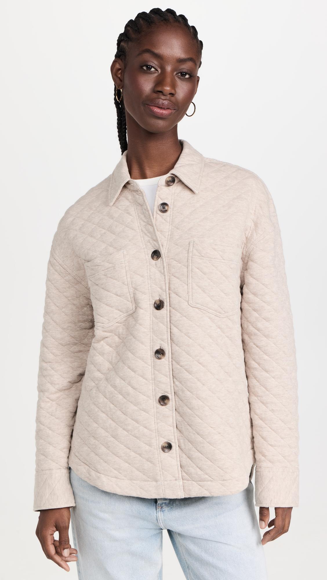 Epic Quilted Fleece Overshirt by FAHERTY