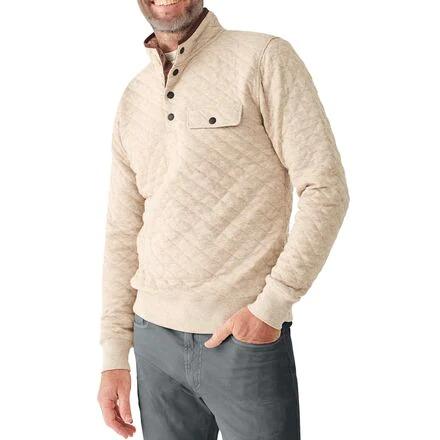 Epic Quilted Fleece Pullover by FAHERTY