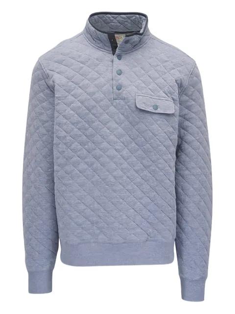 Epic quilted button sweatshirt by FAHERTY