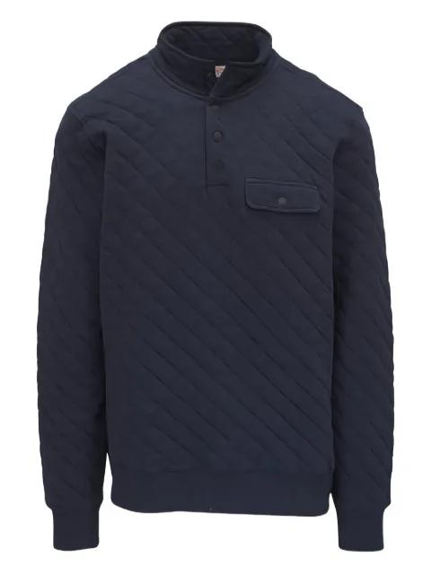 Epic quilted button sweatshirt by FAHERTY