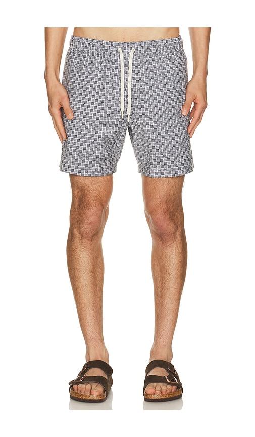 Faherty All Day 6 Swimtrunks in Grey by FAHERTY