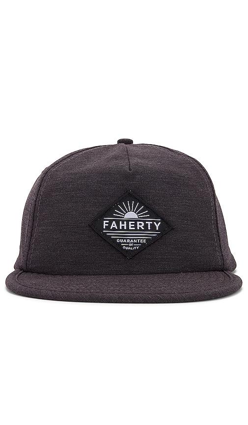 Faherty All Day Hat in Charcoal by FAHERTY
