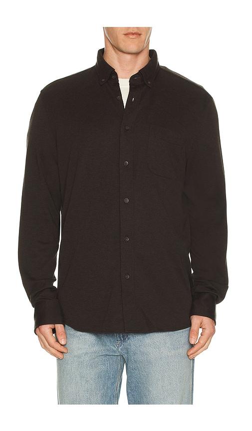 Faherty Coastline Knit Shirt in Brown by FAHERTY