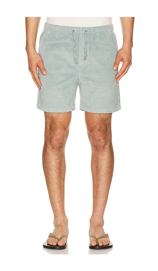 Faherty Essential Corduroy Shorts in Blue by FAHERTY