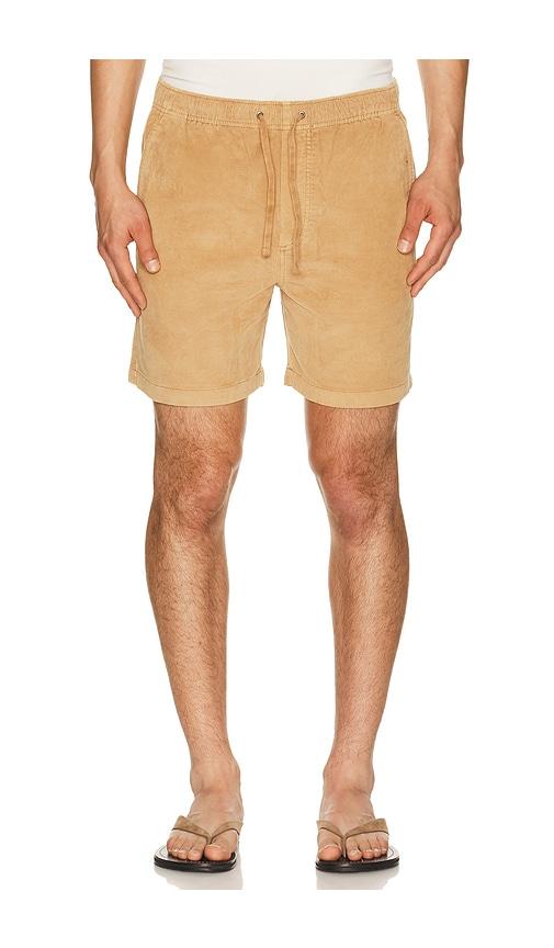 Faherty Essential Corduroy Shorts in Brown by FAHERTY