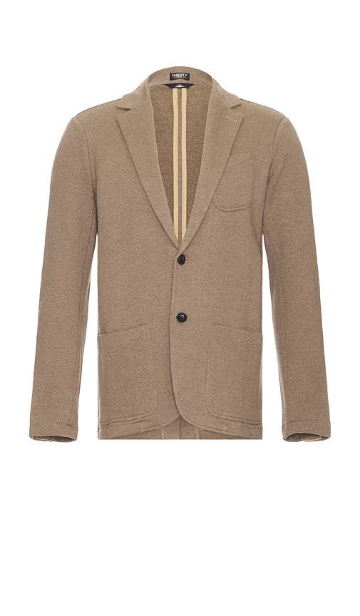 Faherty Inlet Knit Blazer in Brown by FAHERTY