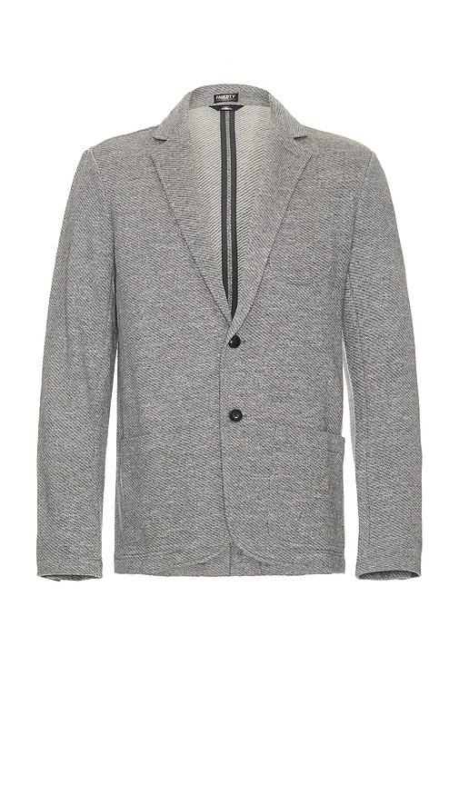 Faherty Inlet Knit Blazer in Grey by FAHERTY