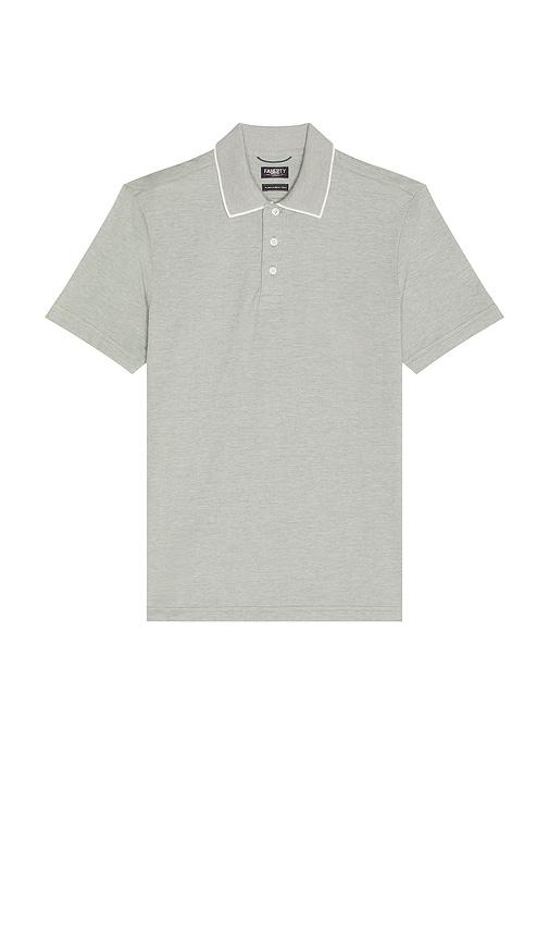 Faherty Movement Pique Polo in Green by FAHERTY