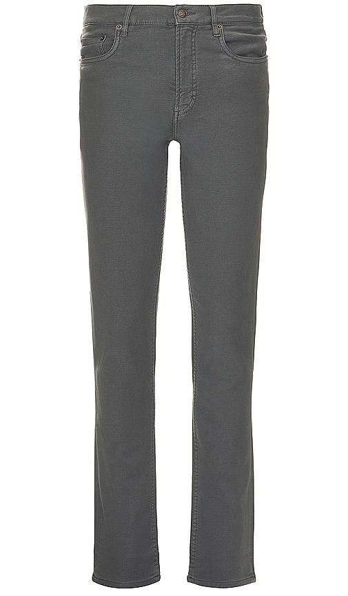 Faherty Stretch Terry 5 Pocket Pant in Grey by FAHERTY