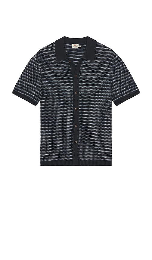 Faherty Sweater Shirt in Navy by FAHERTY