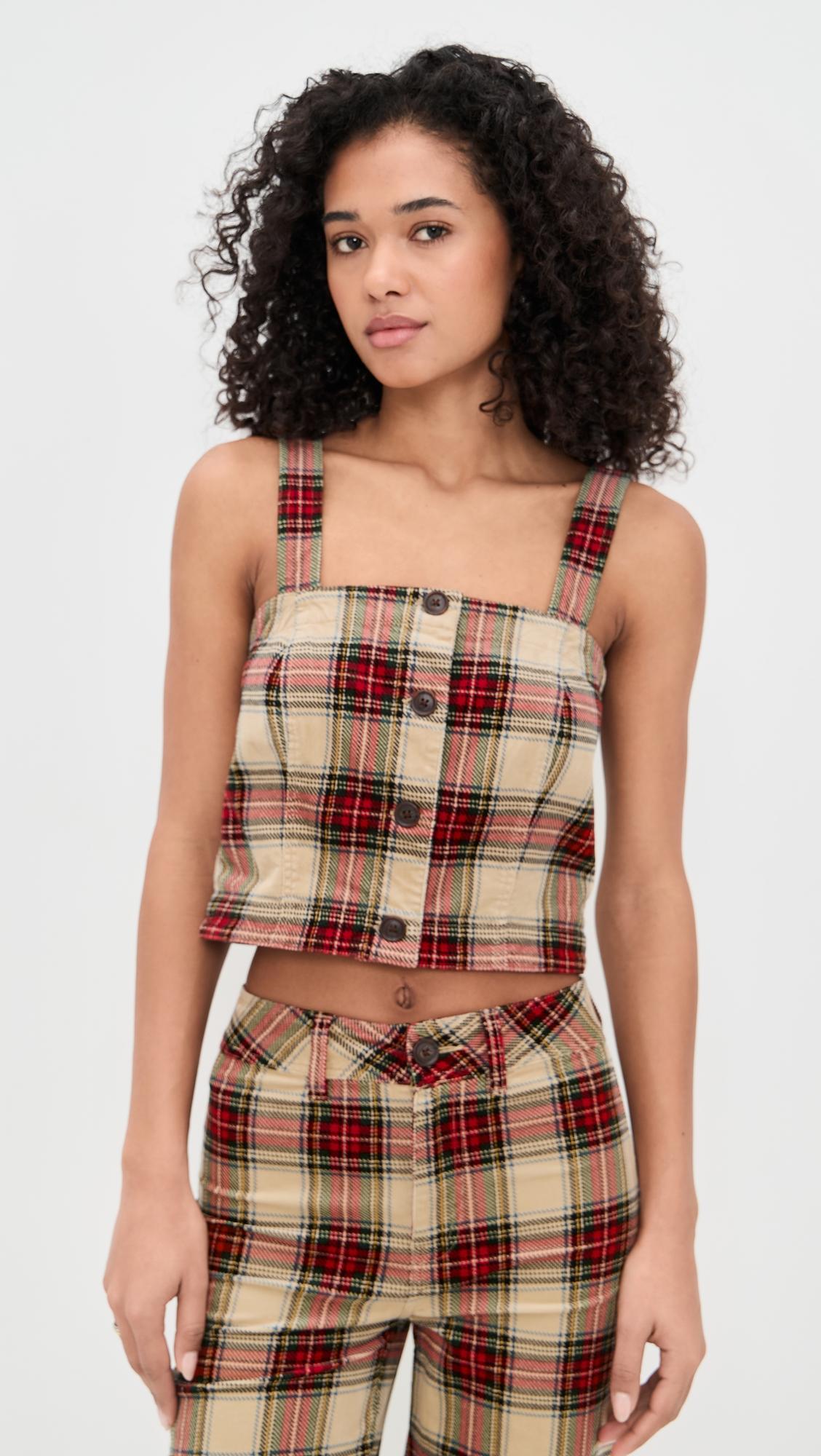 High Ridge Corduroy Bustier by FAHERTY