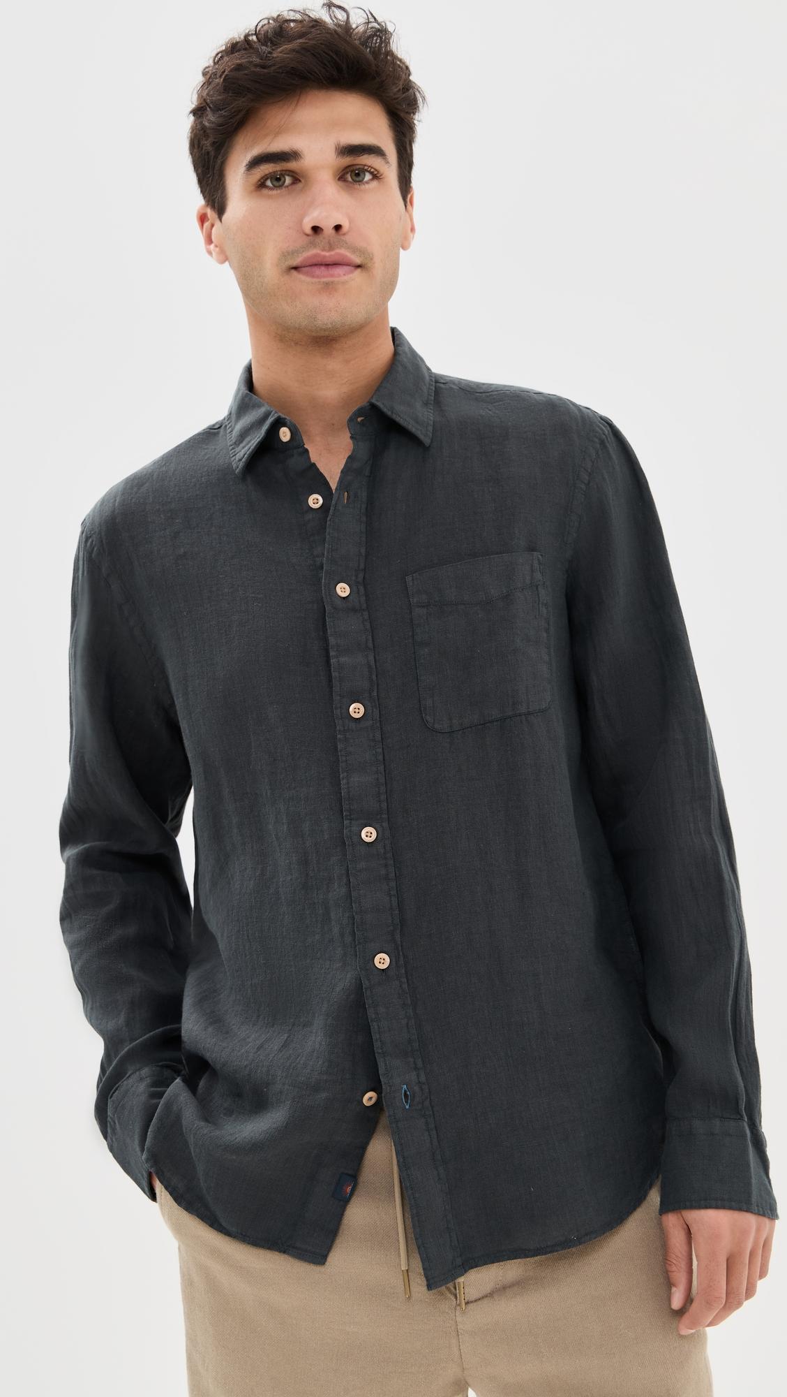 Laguna Linen Shirt by FAHERTY