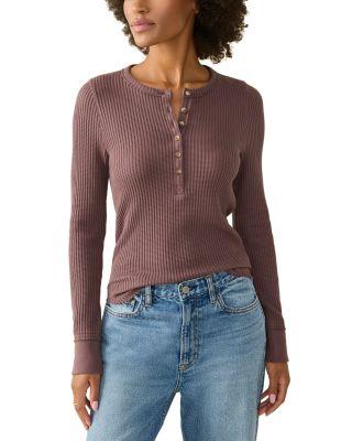 Legend Apres Waffle Henley by FAHERTY