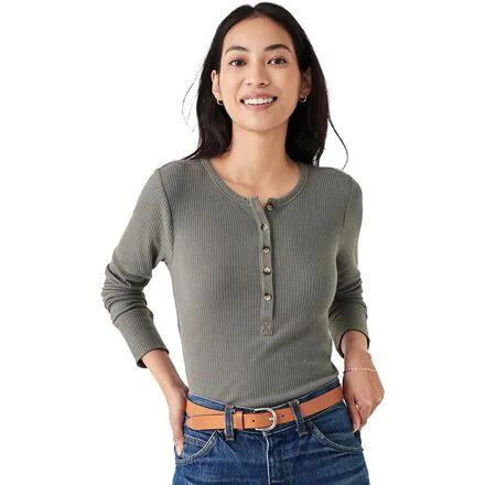 Legend Rib Gila Henley by FAHERTY