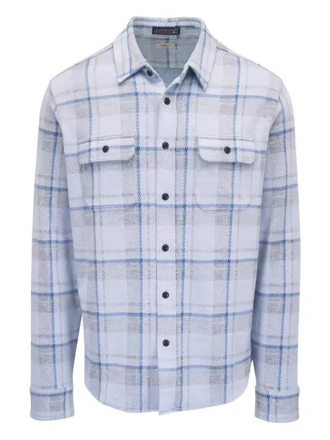 Legend™ check chest-pocket shirt by FAHERTY
