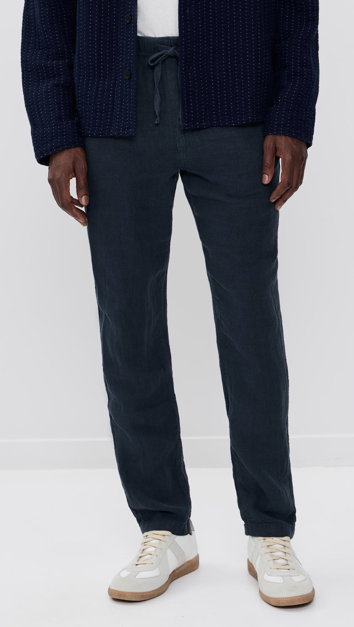 Linen Drawstring Pants by FAHERTY