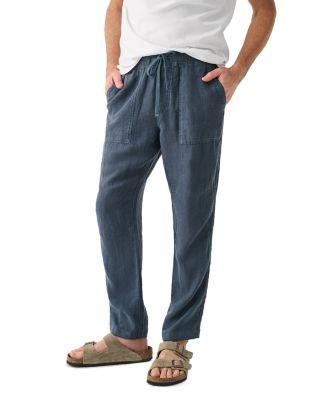 Linen Drawstring Pants by FAHERTY