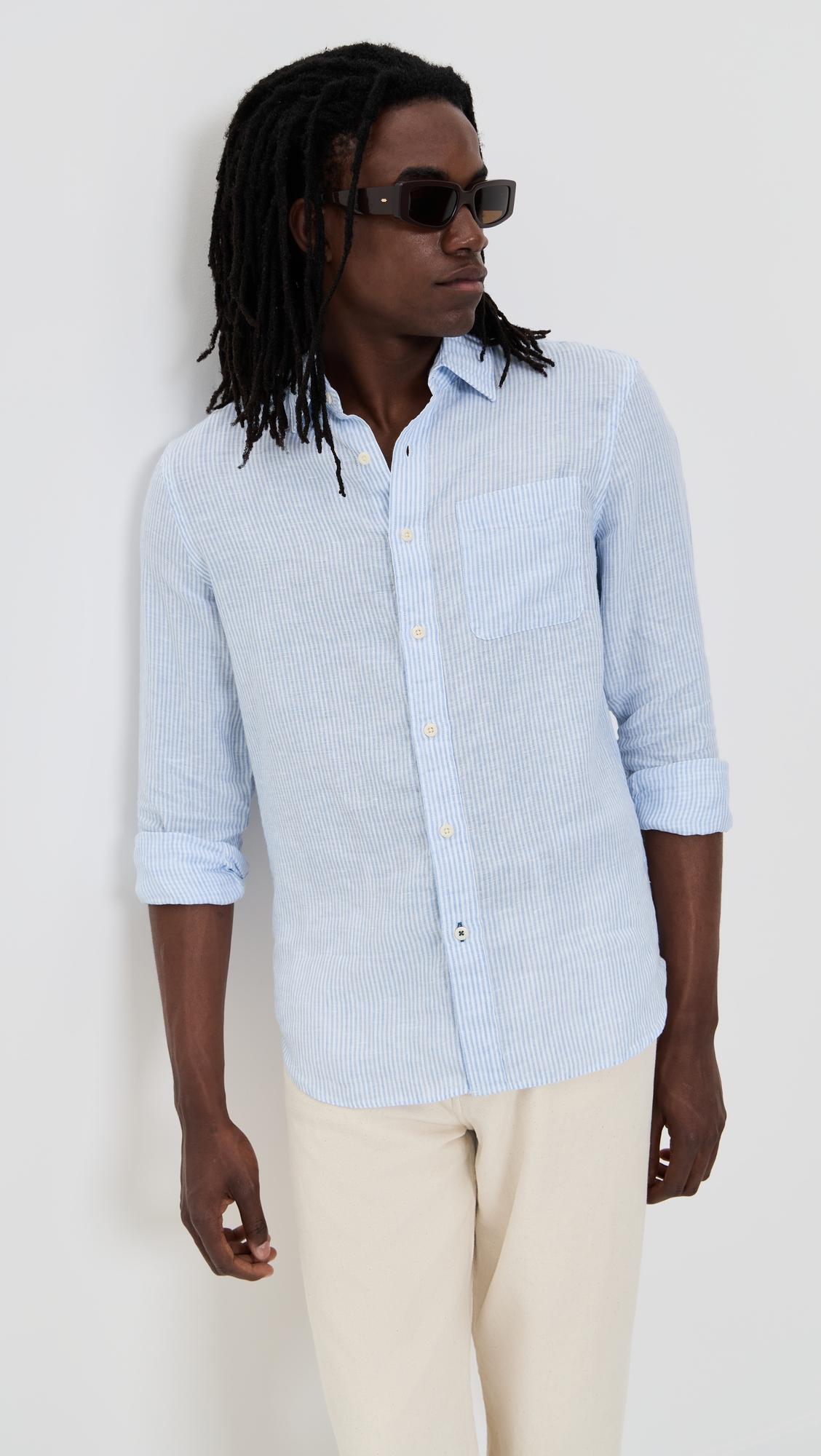 Linen Laguna Shirt by FAHERTY