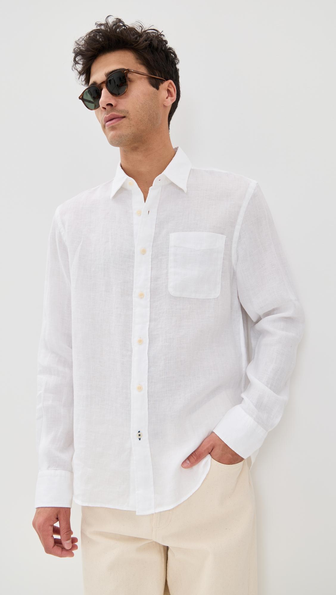 Linen Laguna Shirt by FAHERTY