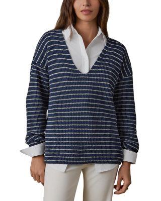 Miramar Deep V Sweater by FAHERTY