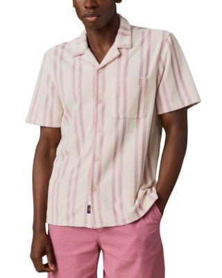 Short Sleeve Relaxed Fit Cabana Towel Terry Shirt by FAHERTY