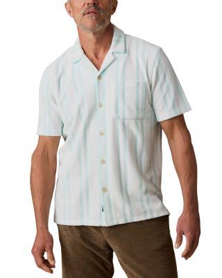 Short Sleeve Relaxed Fit Cabana Towel Terry Shirt by FAHERTY