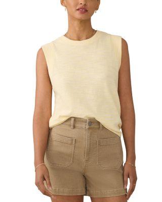 Slub Muscle Tank Top by FAHERTY
