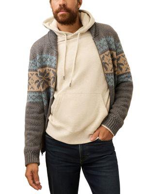 Snow Regular Fit Zip Cardigan Sweater by FAHERTY