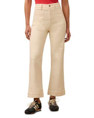 Stretch Terry Patch Pocket Ankle Pants by FAHERTY
