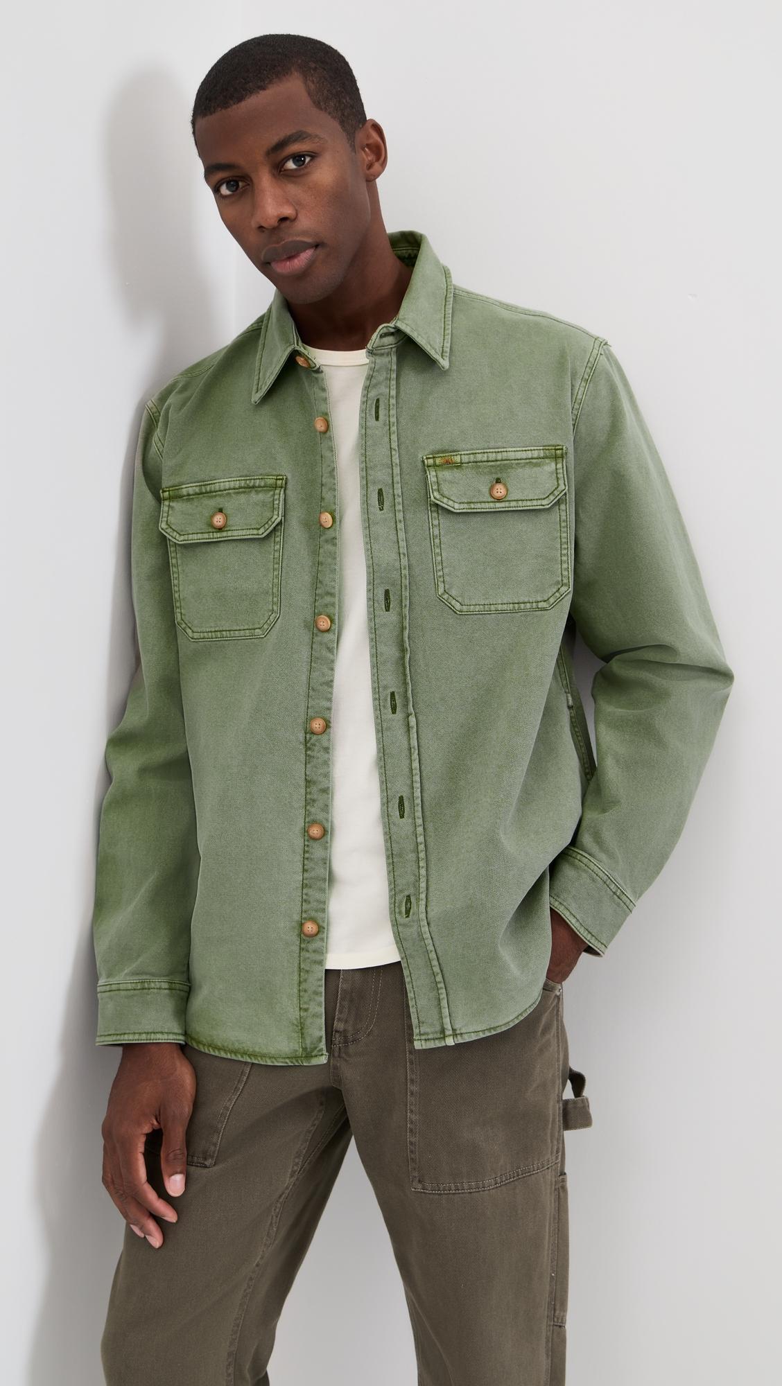 Sunwashed CPO Shirt Jacket by FAHERTY