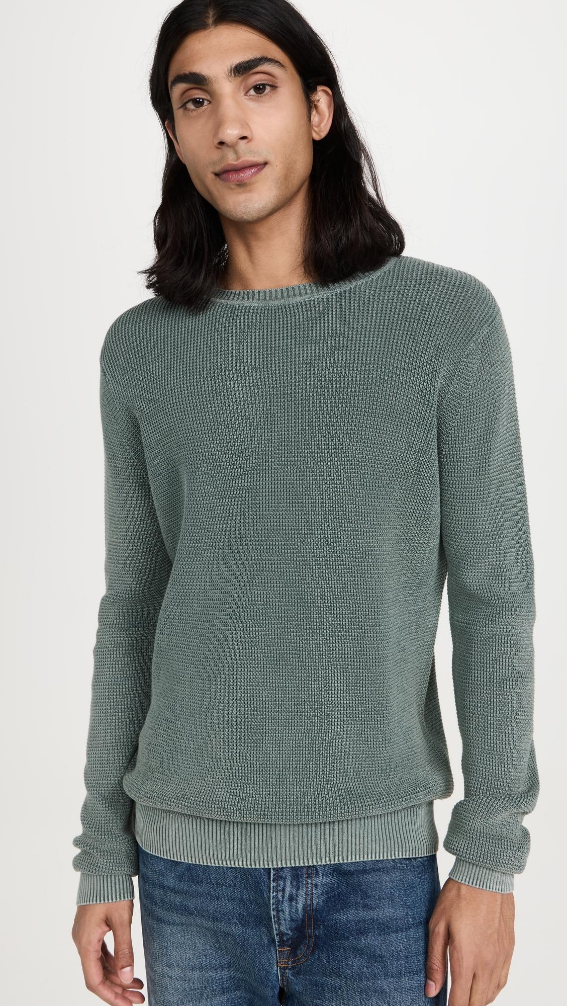 Sunwashed Crew Neck Sweater by FAHERTY