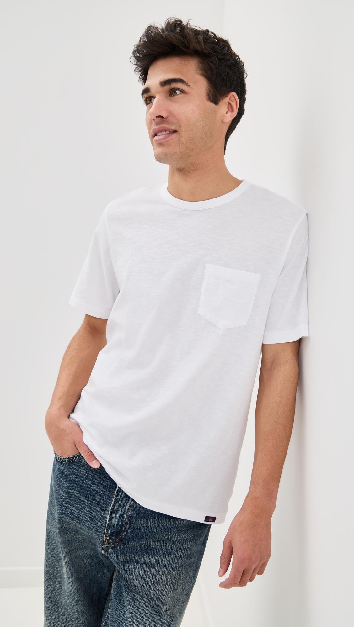Sunwashed Pocket Tee by FAHERTY