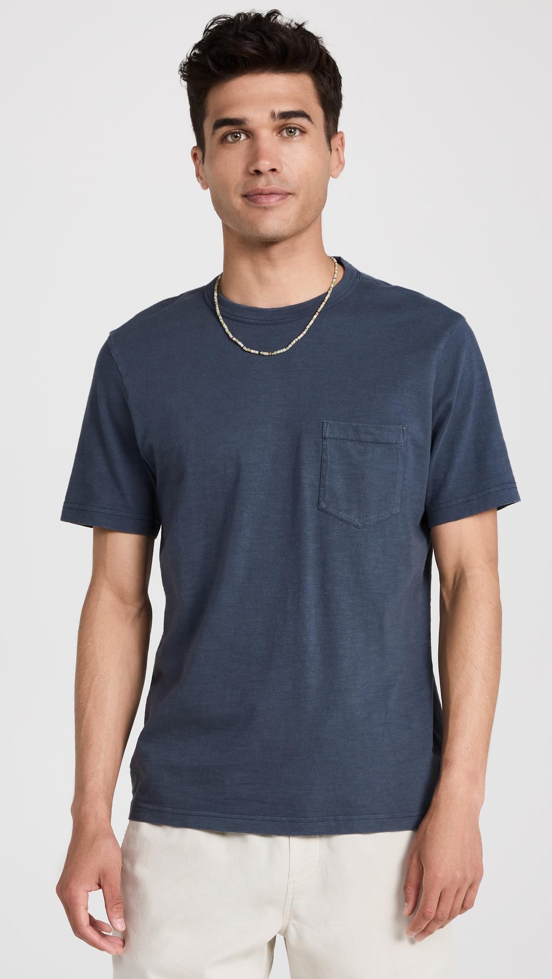 Sunwashed Pocket Tee by FAHERTY