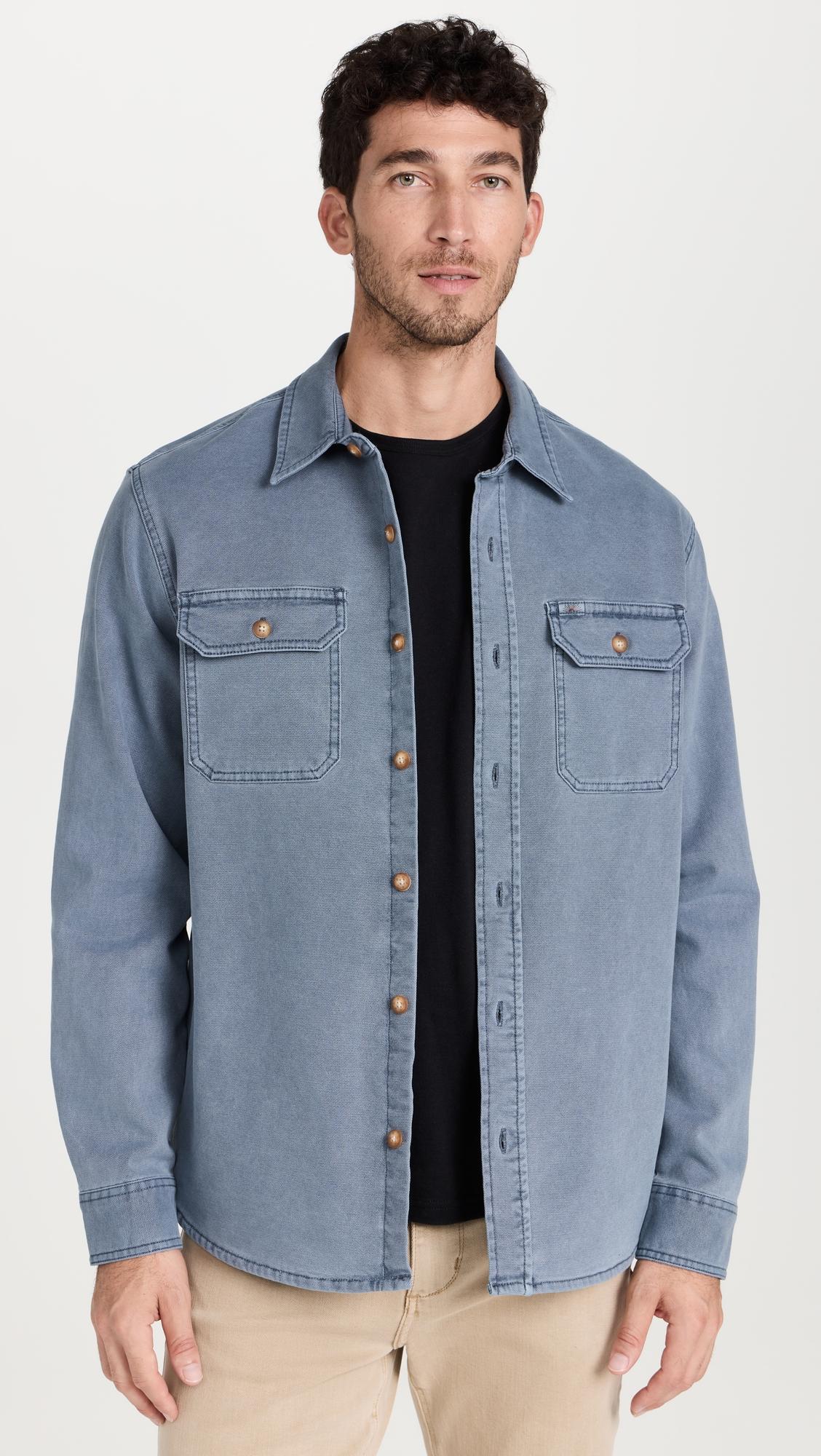 Sunwashed Shirt Jacket by FAHERTY