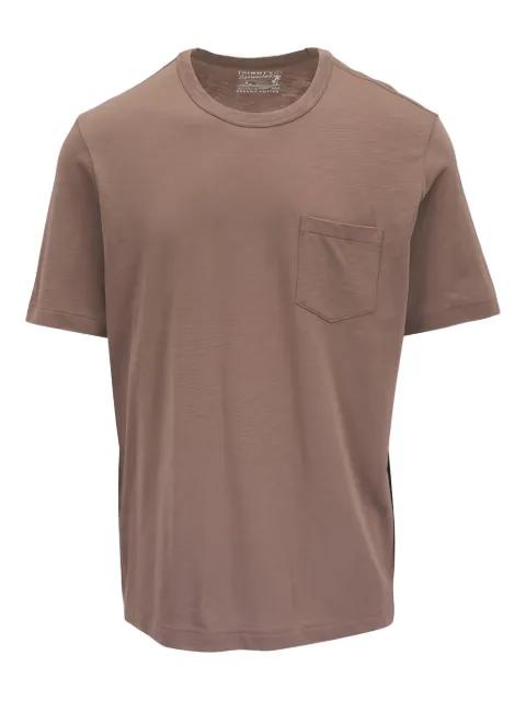 chest-pocket T-shirt by FAHERTY